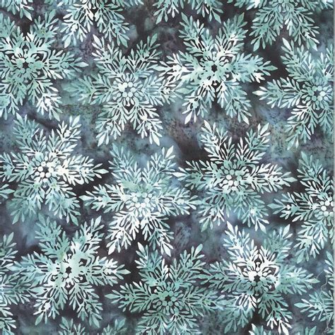 Snowflake Batik Fabric 